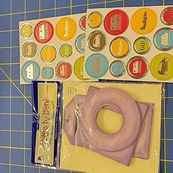 Paper Crafts Scrapbook Chipboard 3 packages - Picture 1 of 1